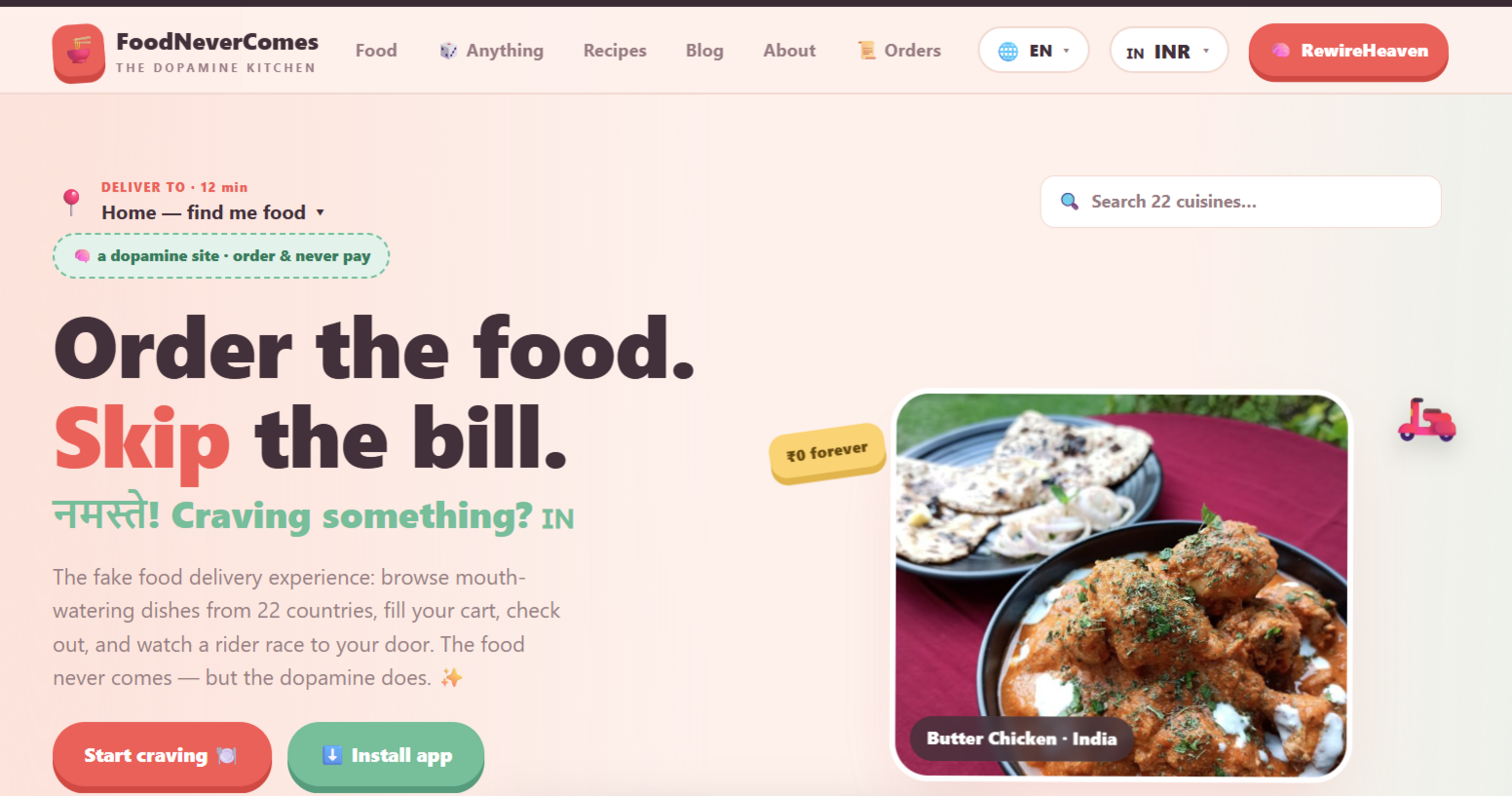 The Rise of ‘Dopamine Sites’: How India's Imaginary Food Ordering Front Door Is Rewriting Consumption