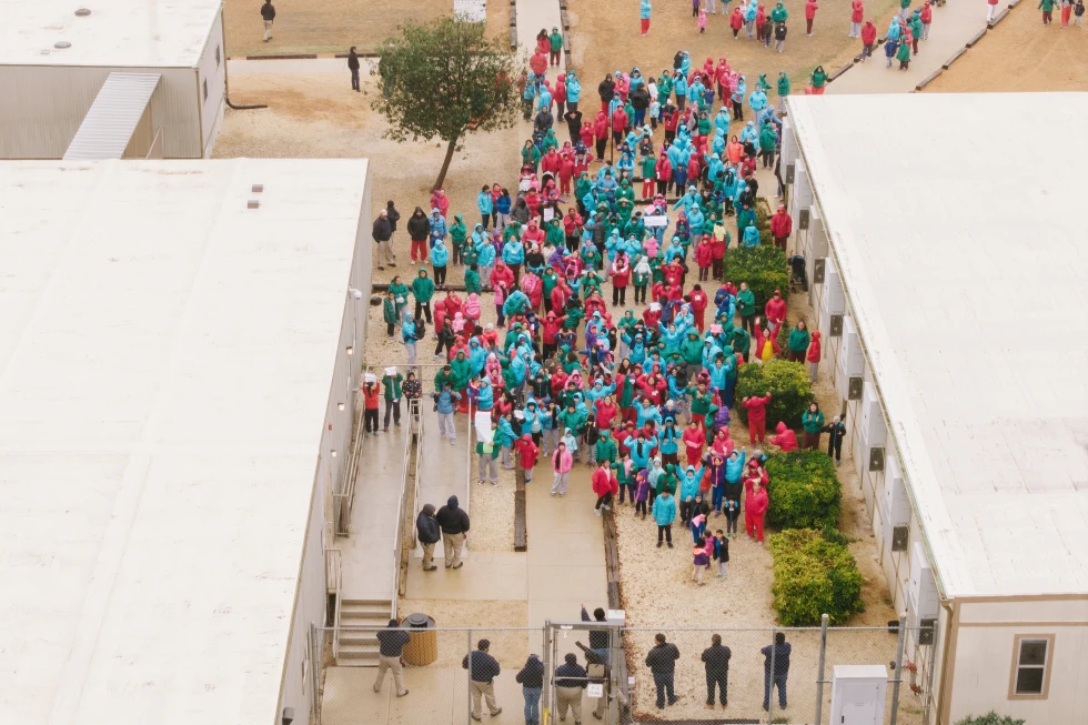 Protest Erupts at Texas Detention Facility Amid Immigration Controversy