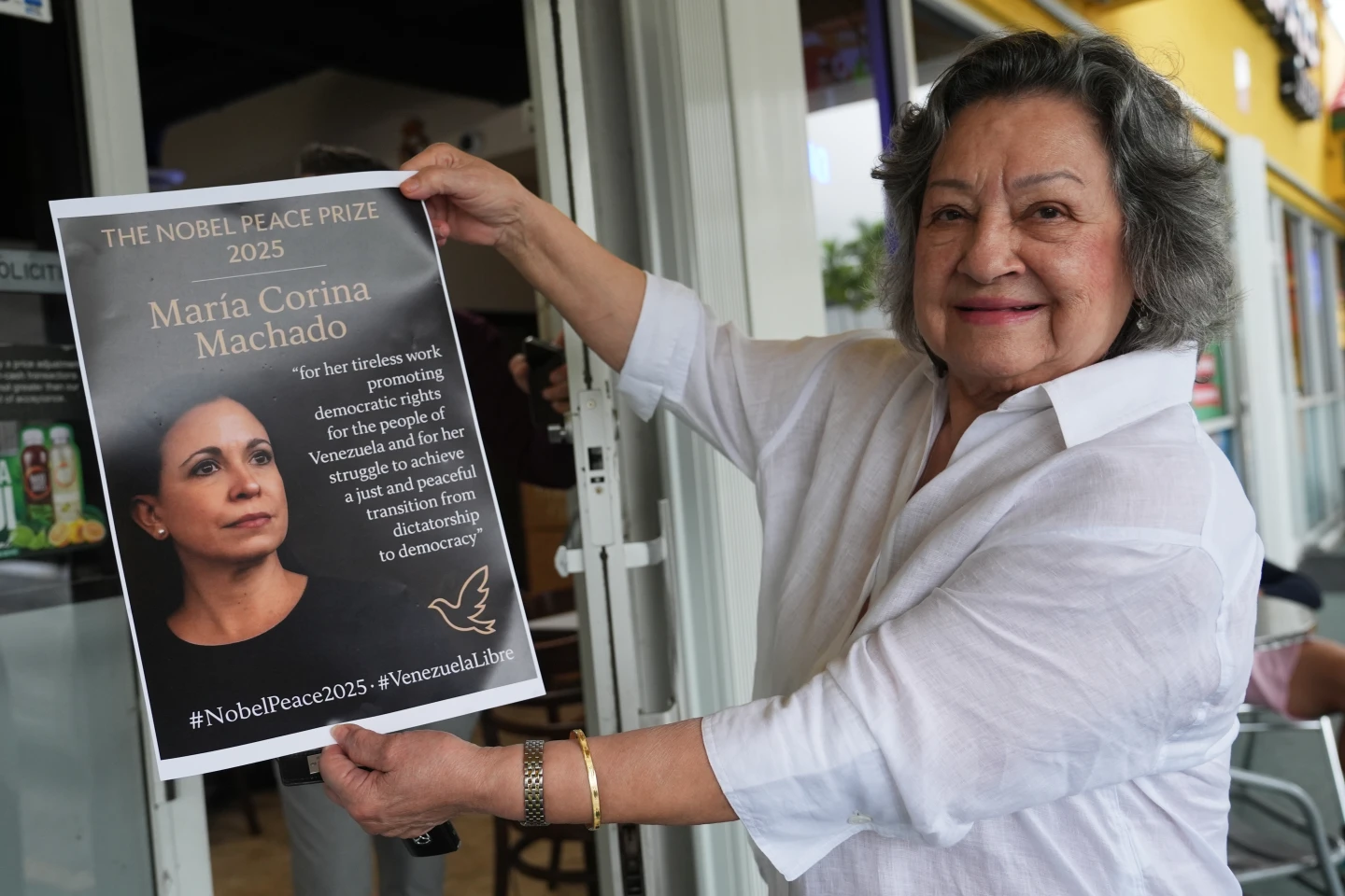 Venezuelans in Little Venezuela Reflect on Machado's Nobel Win Amid Deportation Fears