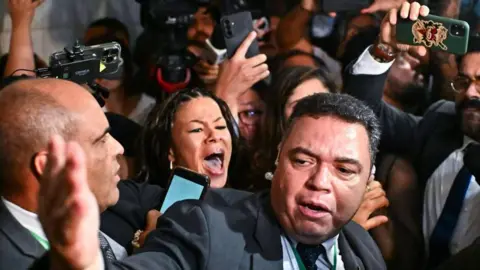 Turbulent Scenes in Brazil's Congress as Bolsonaro's Sentence Reduction is Debated