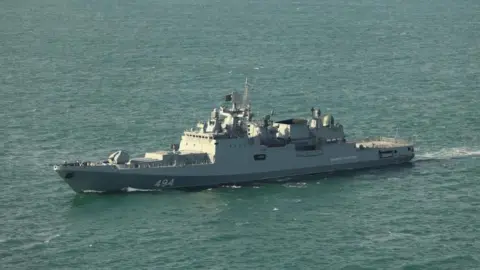 Russian Frigate Fires Warning Shots Near UK Yacht in English Channel
