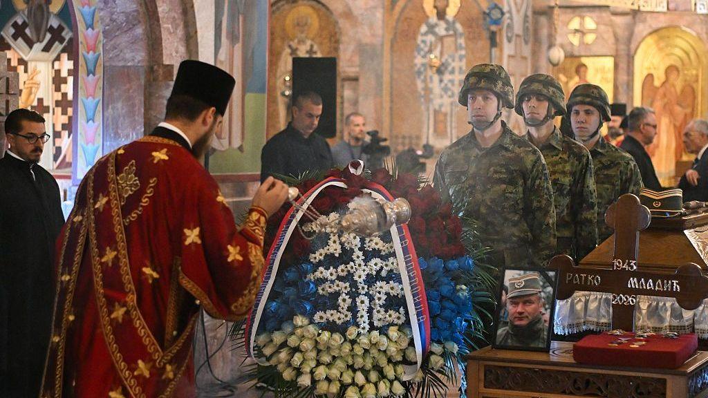 Thousands gather in Serbia for funeral of the 'Butcher of Bosnia' Ratko Mladić