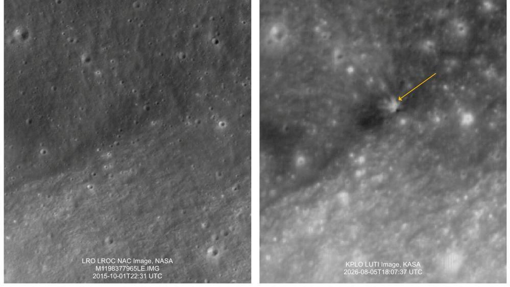 SpaceX Rocket Debris Strikes the Moon—South Korea Shares Before‑After Images