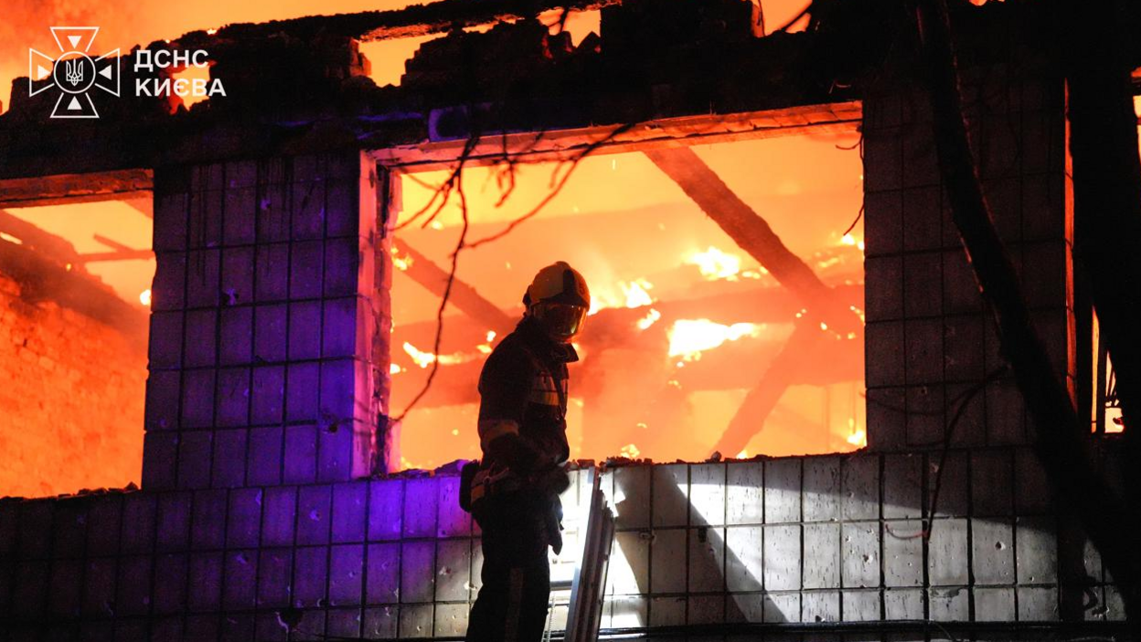 Russian Missiles Strike Kyiv, Killing Rail Workers Amid Continuing Conflict