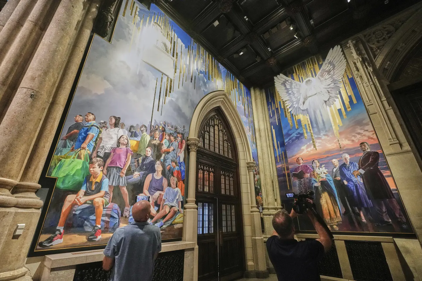 St. Patrick's Cathedral Reveals Mural Celebrating Immigrants