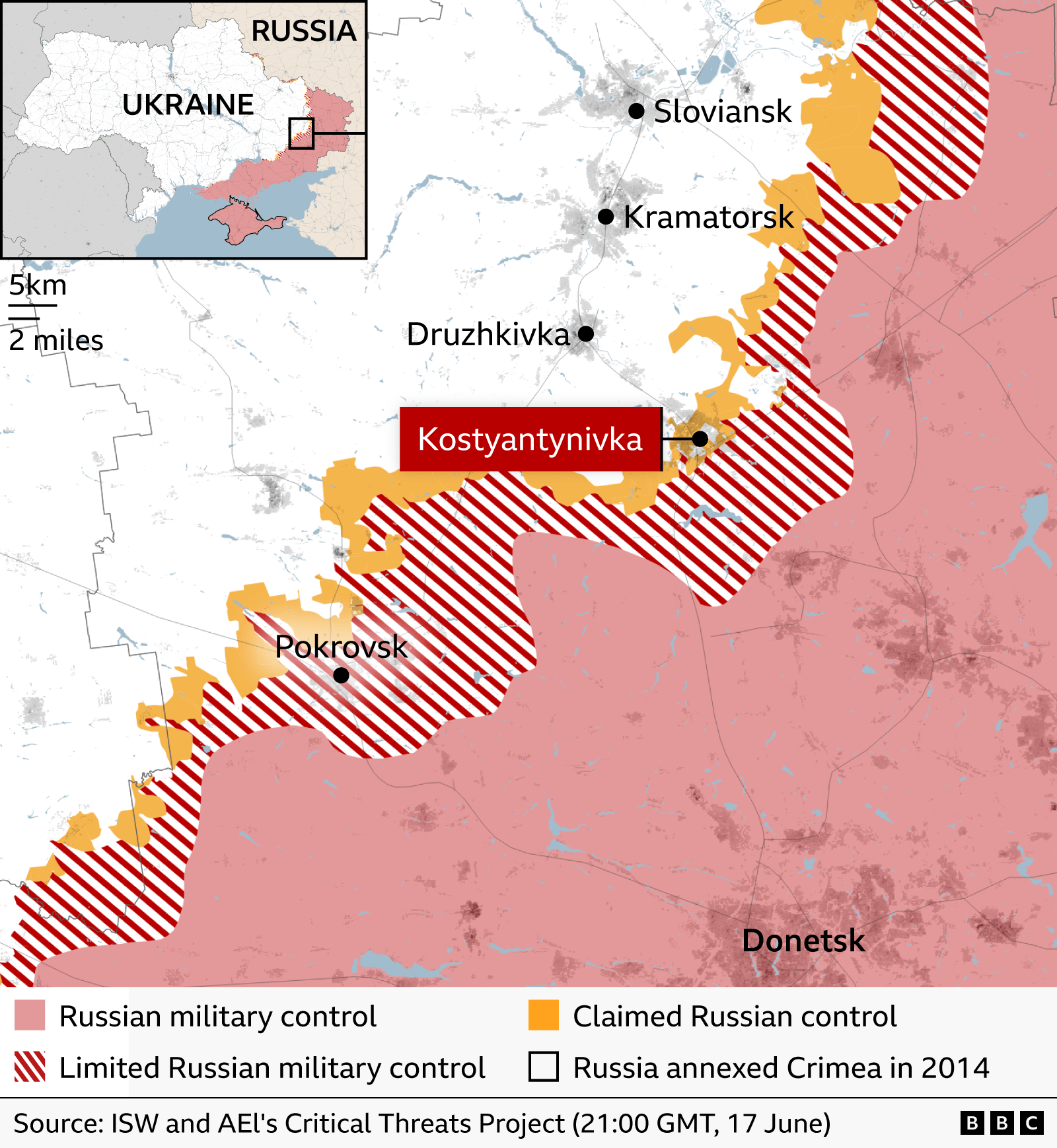 Russian Forces Enveloping Kostyantynivka: A Critical Junction in Donbas