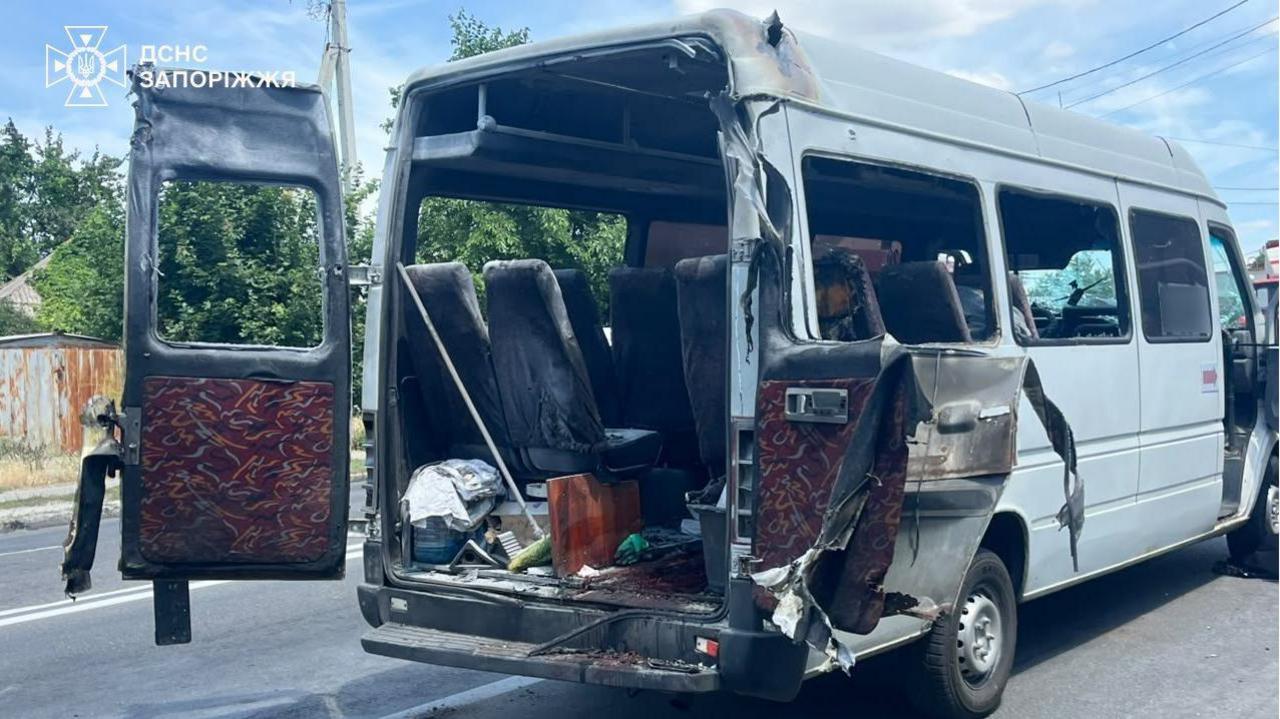 Zaporizhzhia in Crisis: Russian Drone Attacks Target Schools, Buses and Homes