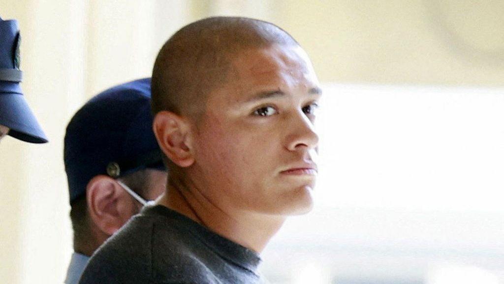 US Marine Devin Jacob Ballard at police station