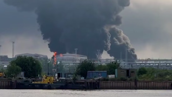 Ukraine Strikes Major St. Petersburg Oil Terminal Amid Drone Assault