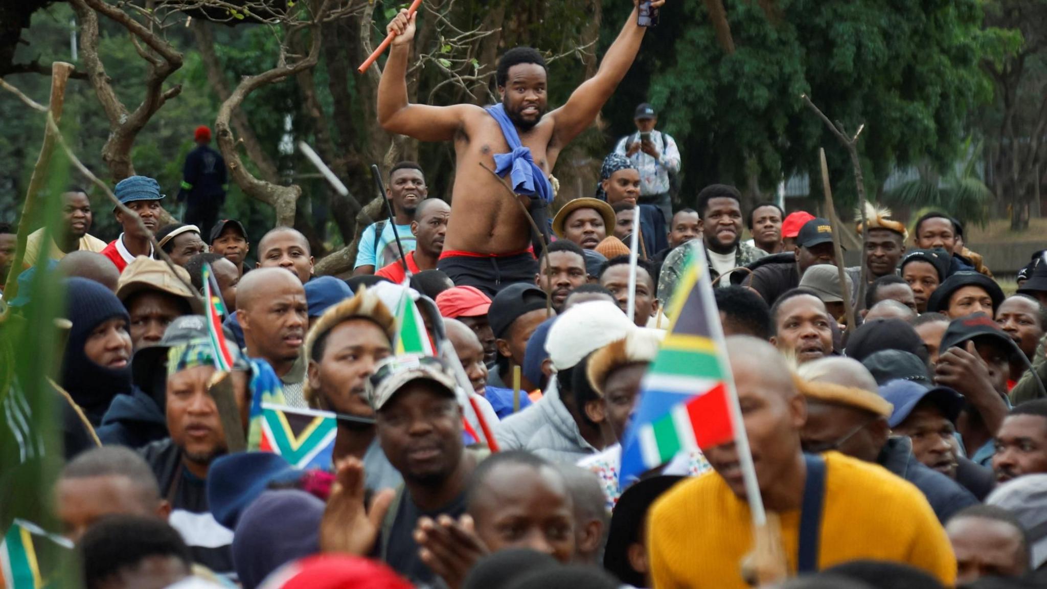 Heavy Police Presence as South Africa’s Anti‑Immigration Protests Escalate