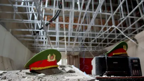 Inside Cambodia's Seized Scam Compound: A Look at Fake Police Stations and Human Exploitation