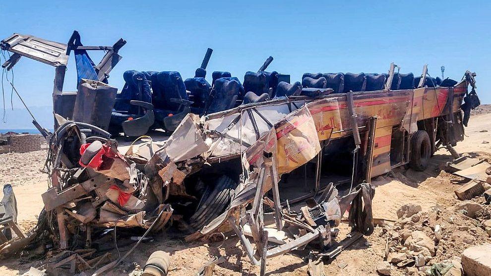 Bus tragedy on Egypt’s Red Sea coast kills 22, injures 28