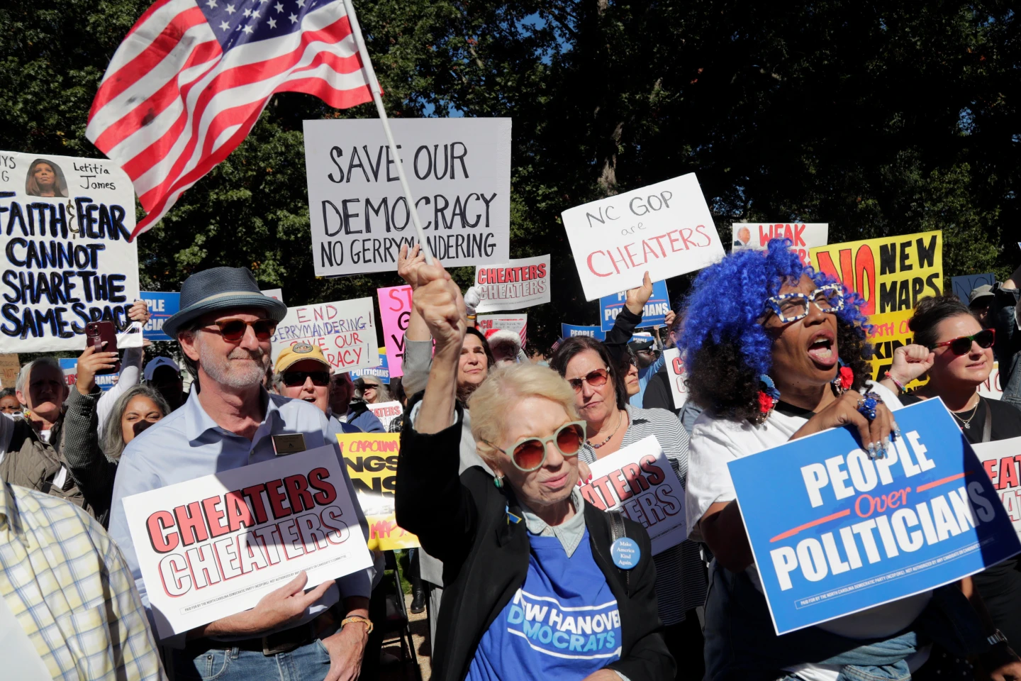 North Carolina Democrats Rally Against GOP Redistricting Plan