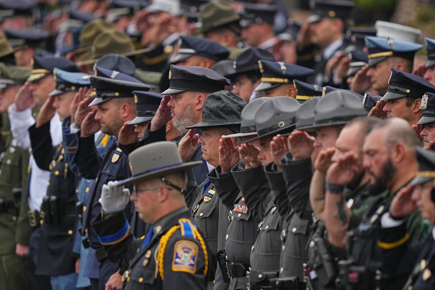 Three Pennsylvania Detectives Honored at Emotional Funeral