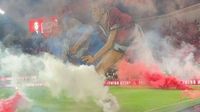 The highly anticipated derby match between Maccabi Tel Aviv and Hapoel Tel Aviv was called off by police due to violent riots and public disorder that erupted at Bloomfield Stadium.