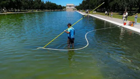 Former Olympian Davey Hearn Denies Vandalising Washington’s Reflecting Pool After Arrest