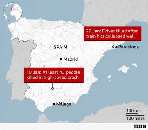 Tragedy Strikes: Family Members Grieve After High-Speed Train Collision in Southern Spain
