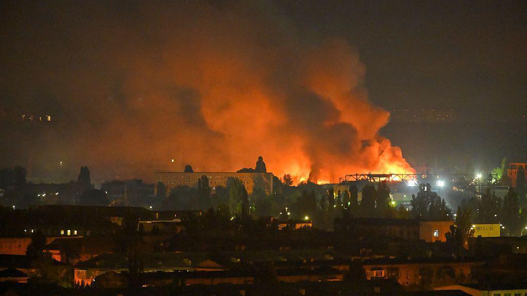 Russian Ballistic Missile Strike on Kyiv Kills One, Injures at Least 12