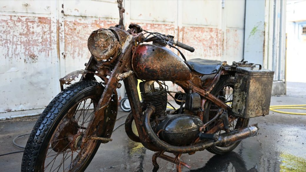 Danube’s Drought Unveils WWII German Soldiers and Motorbike