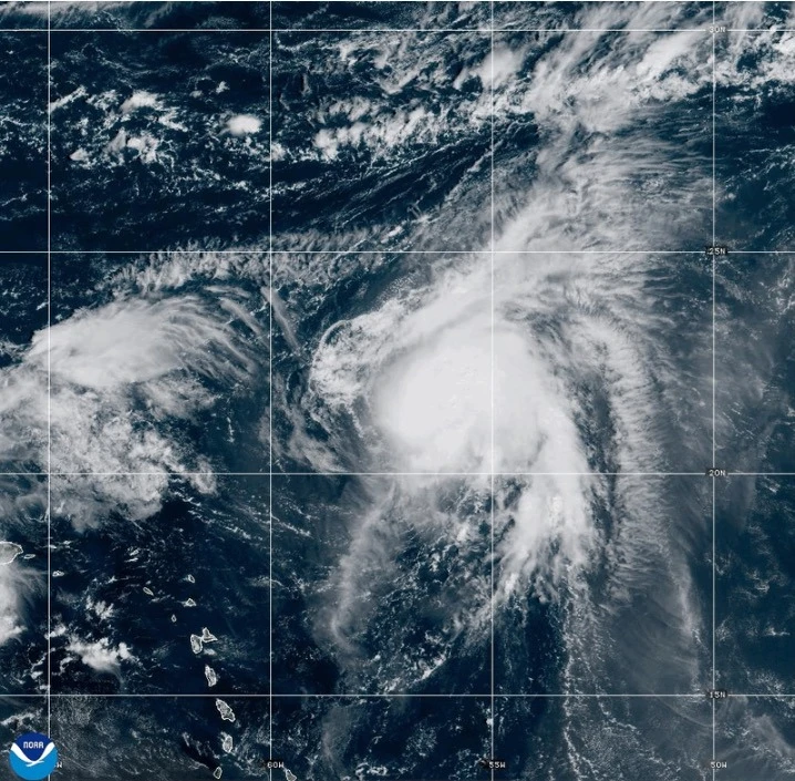 Hurricane Humberto Develops, While Gabrielle Weakens Near the Azores