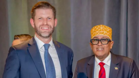 Somaliland President Invites Investment from Eric Trump During Davos Meeting