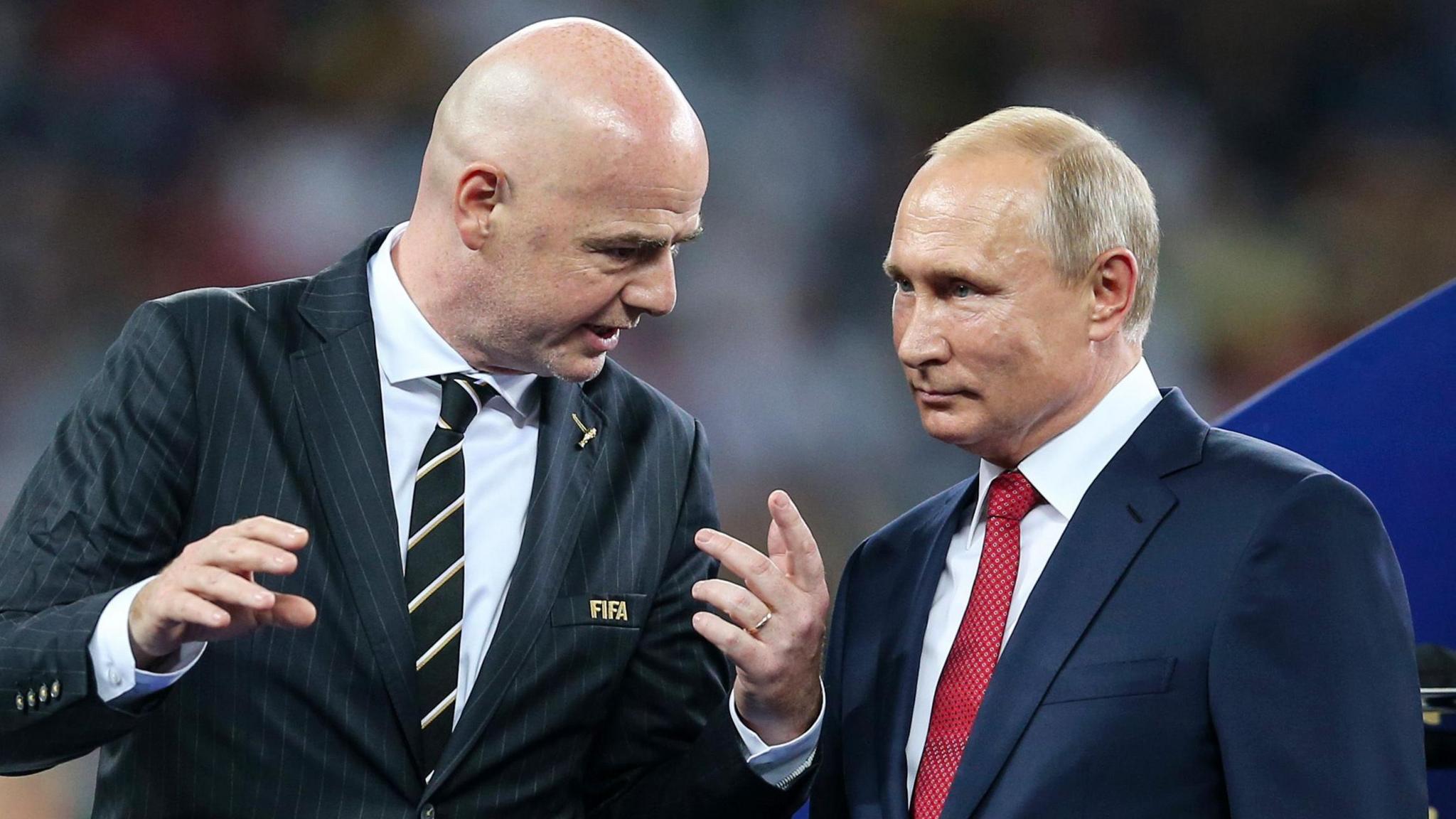Criticism Follows Infantino's Call for Lifting Russia's Football Ban