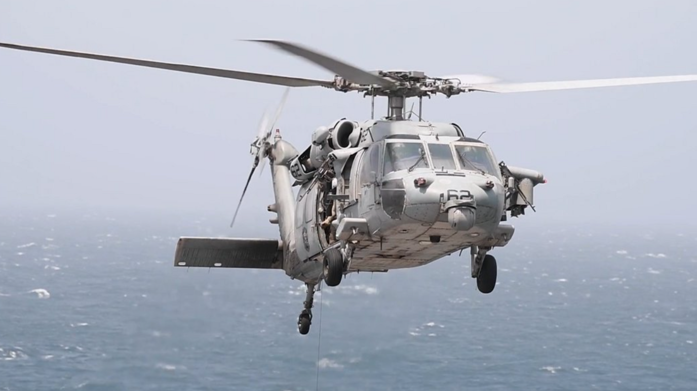 US Helicopter Fires Missiles at Iranian‑Bound Cargo Ship in Gulf of Oman