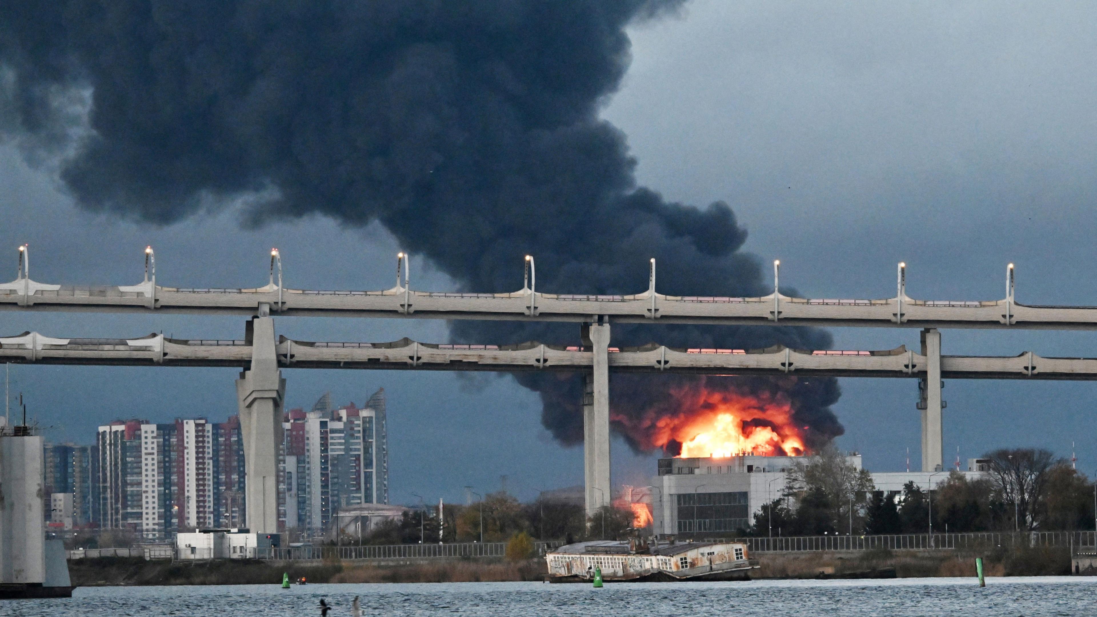 St. Petersburg Oil Facilities Inundated in Overnight Drone Attack
