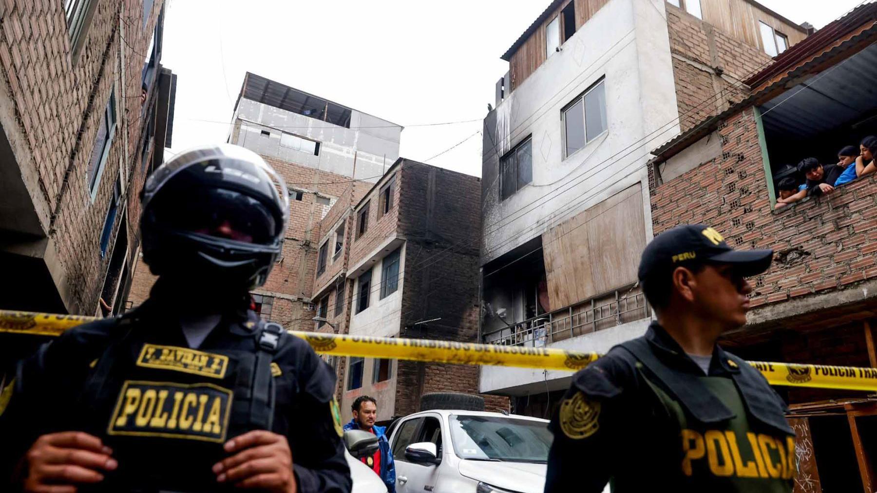 Tragic Mass Fire in Lima Leaves 10 Dead, Including Five Children